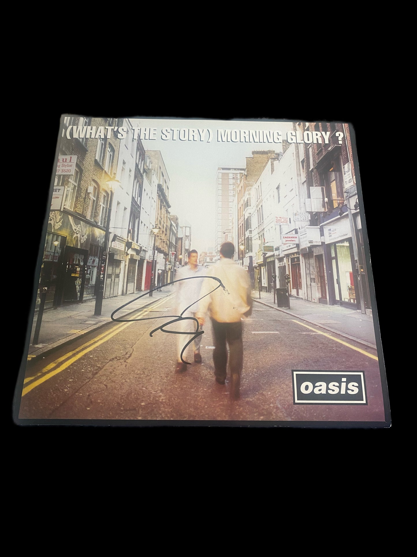 Liam Gallagher Hand Signed Oasis “(What’s The Story) Morning Glory ?” Vinyl 1