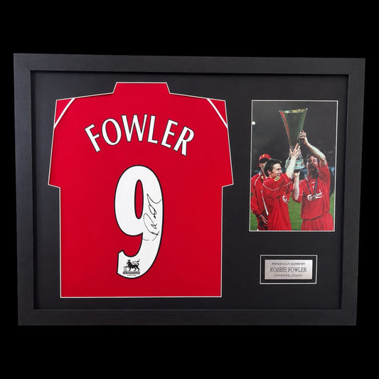 Robbie Fowler Liverpool FC Hand Signed FRAMED Display