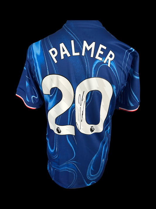 Cole Palmer Chelsea 2024-25 Hand Signed Home Shirt 1