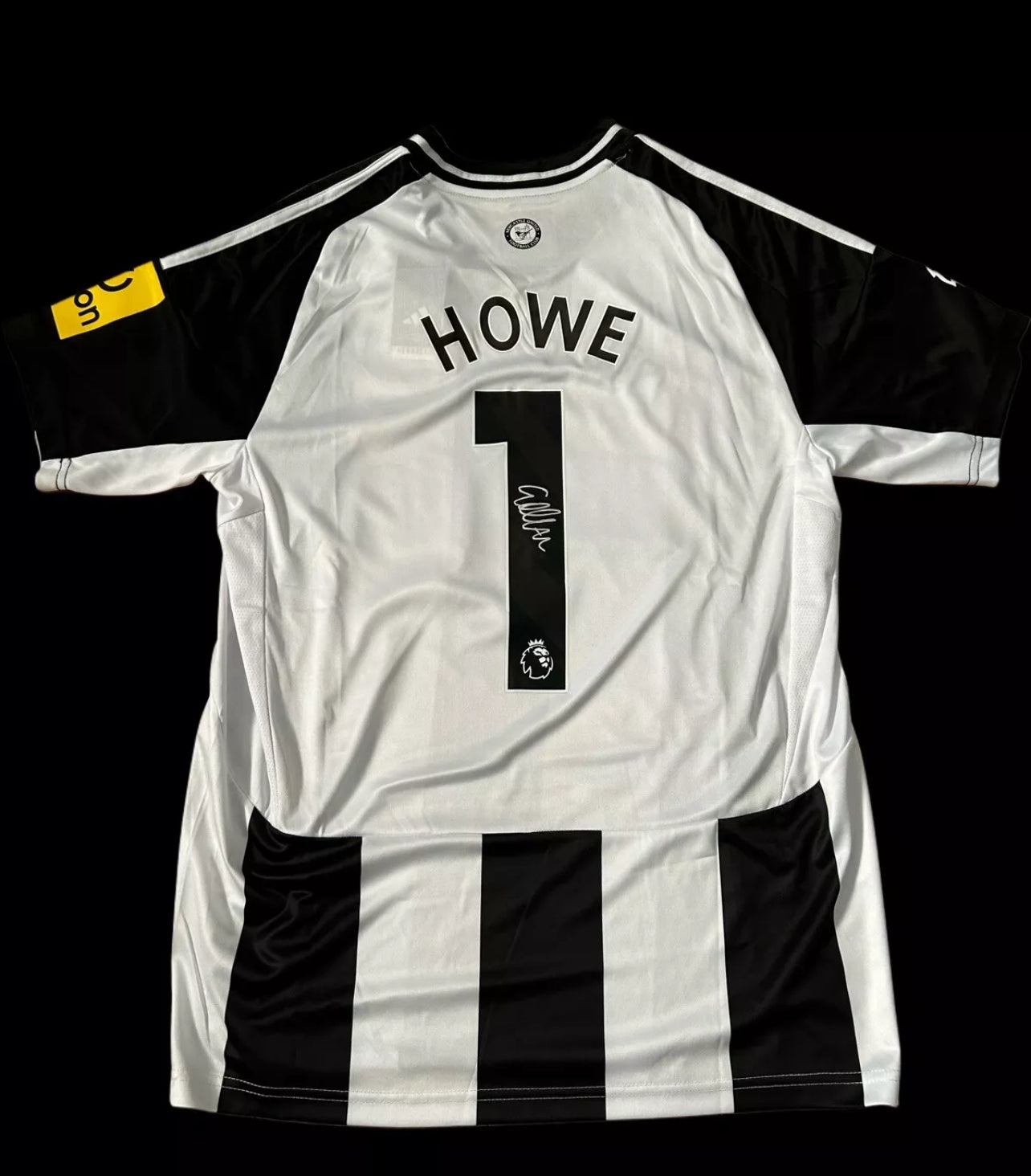 Eddie Howe Newcastle United Hand Signed 2024-2025 Home Shirt