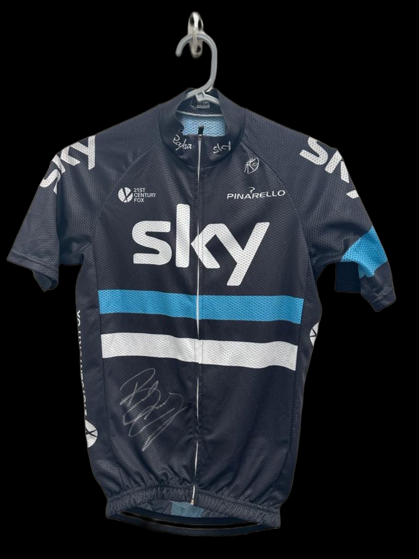 Bradley Wiggins Hand Signed Team Sky Jersey