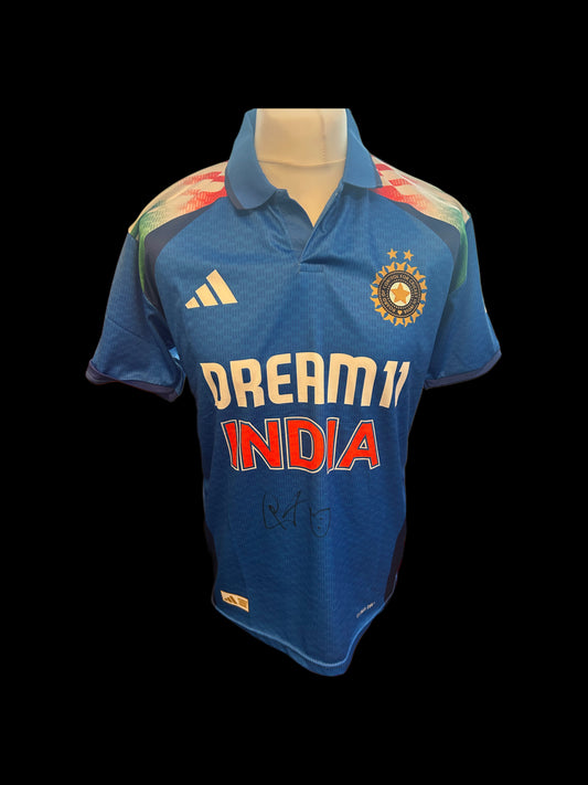 Rishabh Pant India Cricket Hand Signed Shirt