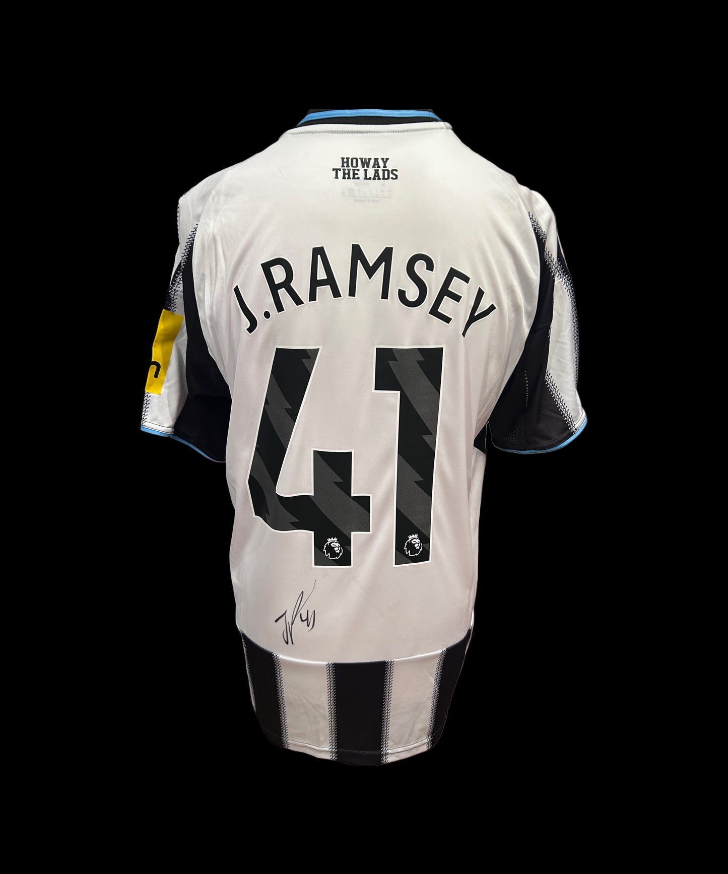 Jacob Ramsey Newcastle United Hand Signed 2025-26 Home Shirt