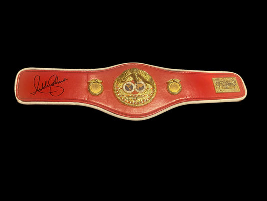 Anthony Joshua Hand Signed Mini IBF Belt 3