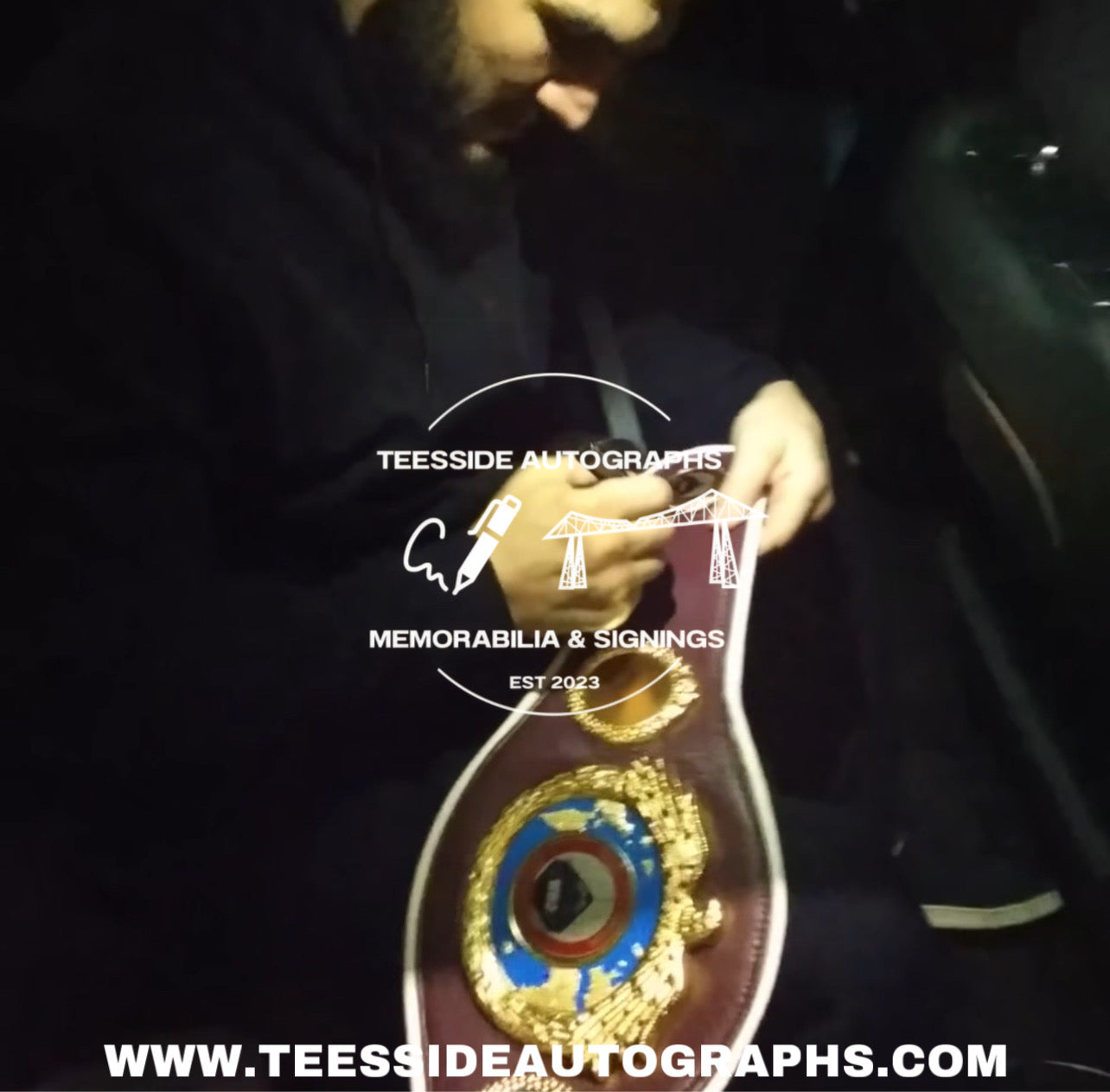 Artur Beterbiev Hand Signed WBO Mini Championship Belt