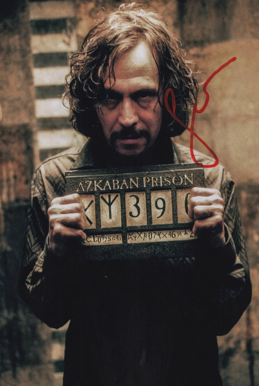 Gary Oldman Harry Potter Sirius Black Hand Signed 12X8” Photo 3
