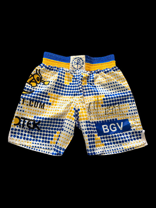 Oleksandr Usyk UNDISPUTED Vs Fury Replica Hand Signed Shorts 1