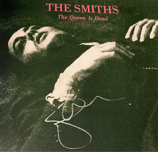 The Smiths, Johnny Marr “THE QUEEN IS DEAD” Hand Signed Vinyl 1