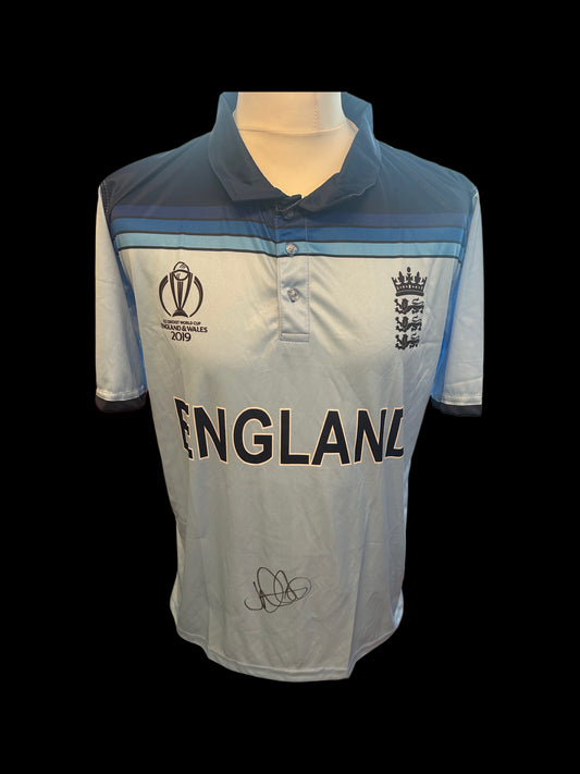 Joe Root England 2019 Cricket WC Winners Hand Signed Shirt