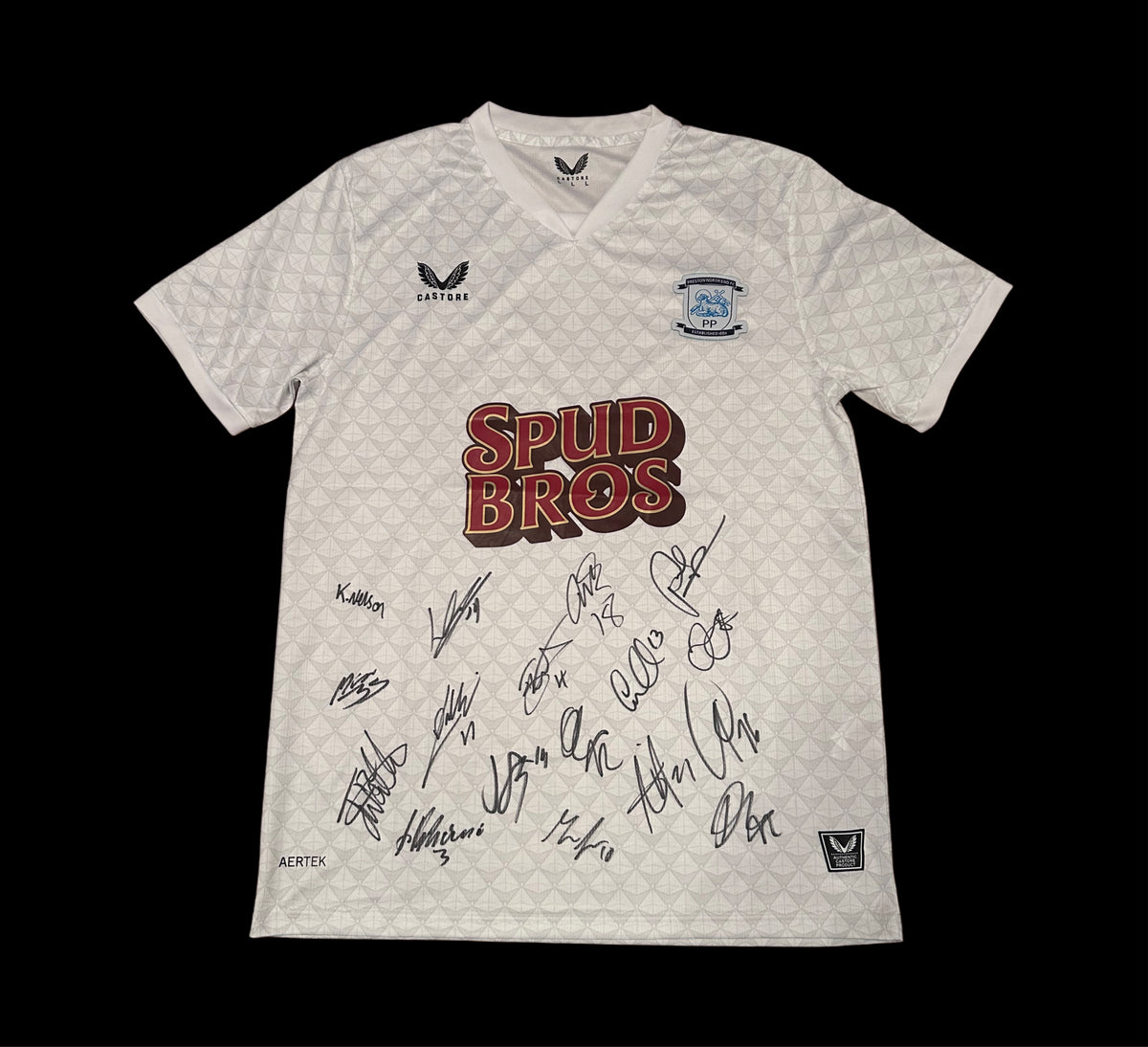 Preston North End 2025-26 Hand Signed Squad Home Shirt