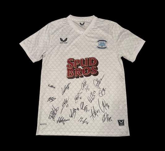 Preston North End 2025-26 Hand Signed Squad Home Shirt