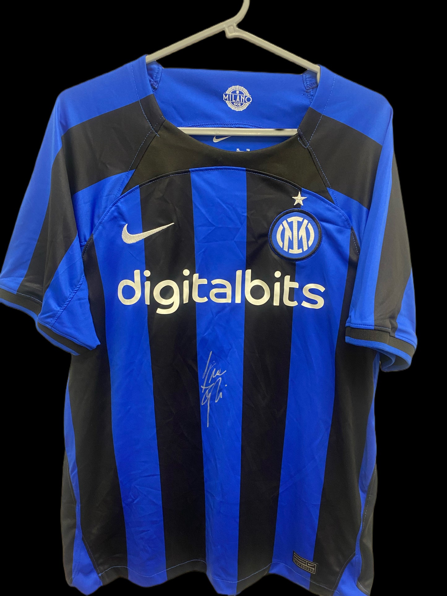 Simone Inzaghi Inter Milan Hand Signed Home Shirt