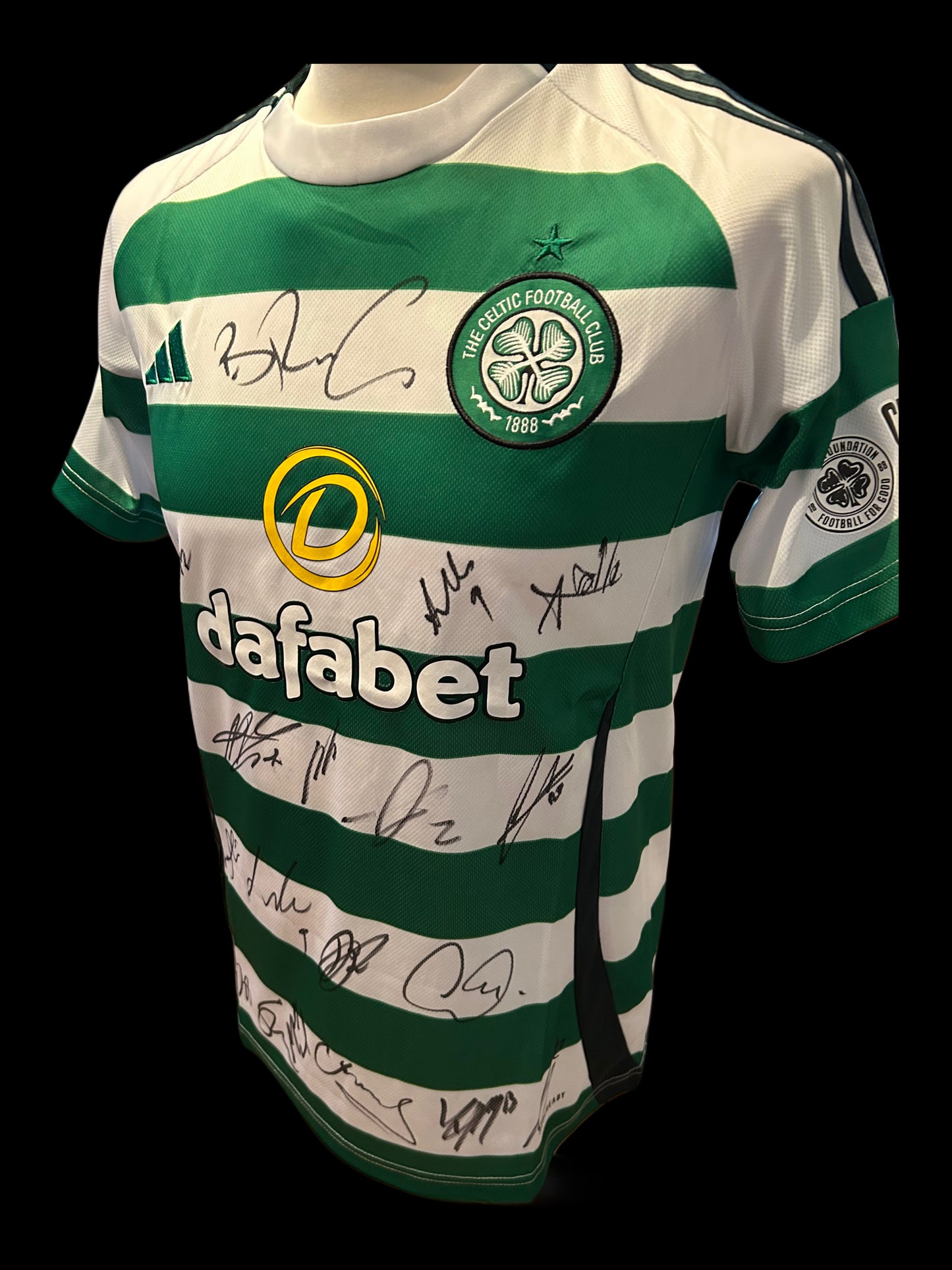 Celtic Hand Signed Squad Home Shirt 2024-25 Shirt 1