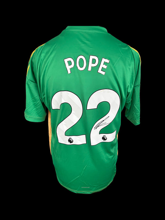 Nick Pope Newcastle United Hand Signed Home Shirt 2