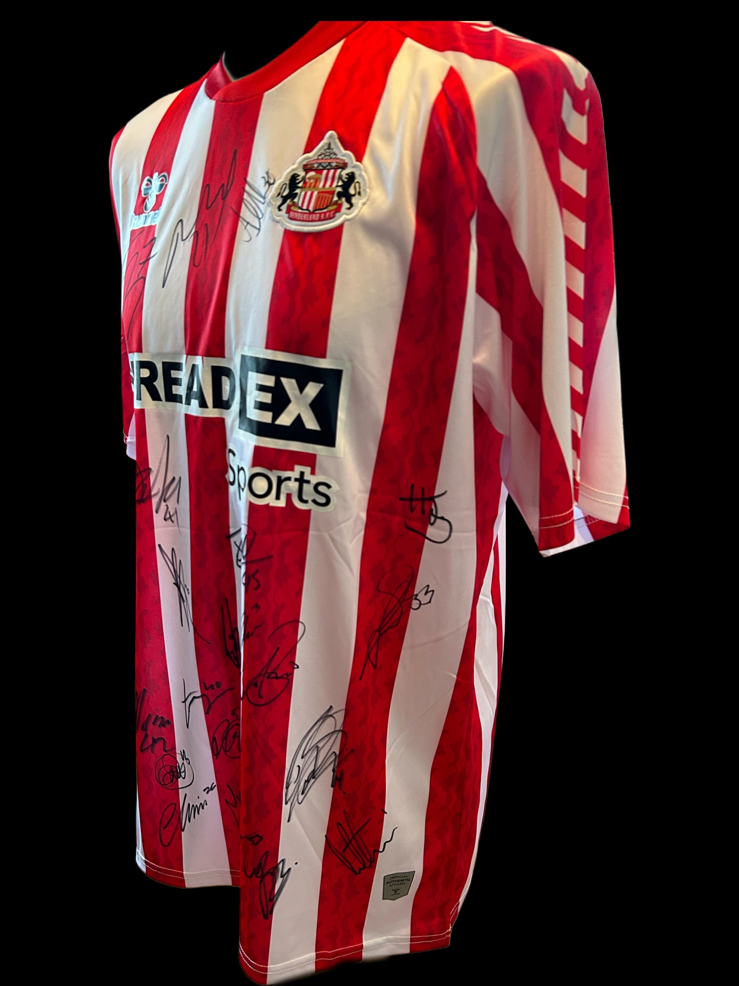 Sunderland Hand Signed Full Squad 2024-25 Home Shirt