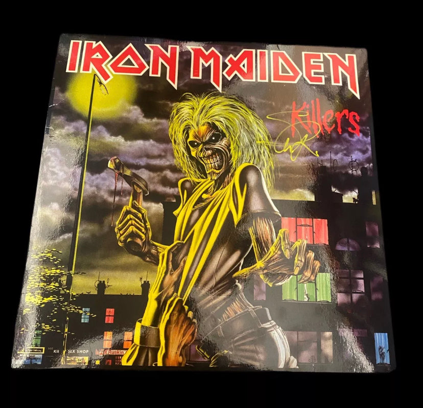 Iron Maiden, Steve Harris Hand Signed Vinyl “KILLERS”