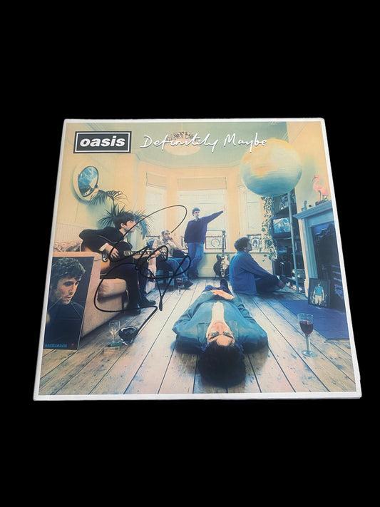 Liam Gallagher Hand Signed Oasis “Definitely Maybe” Vinyl 2