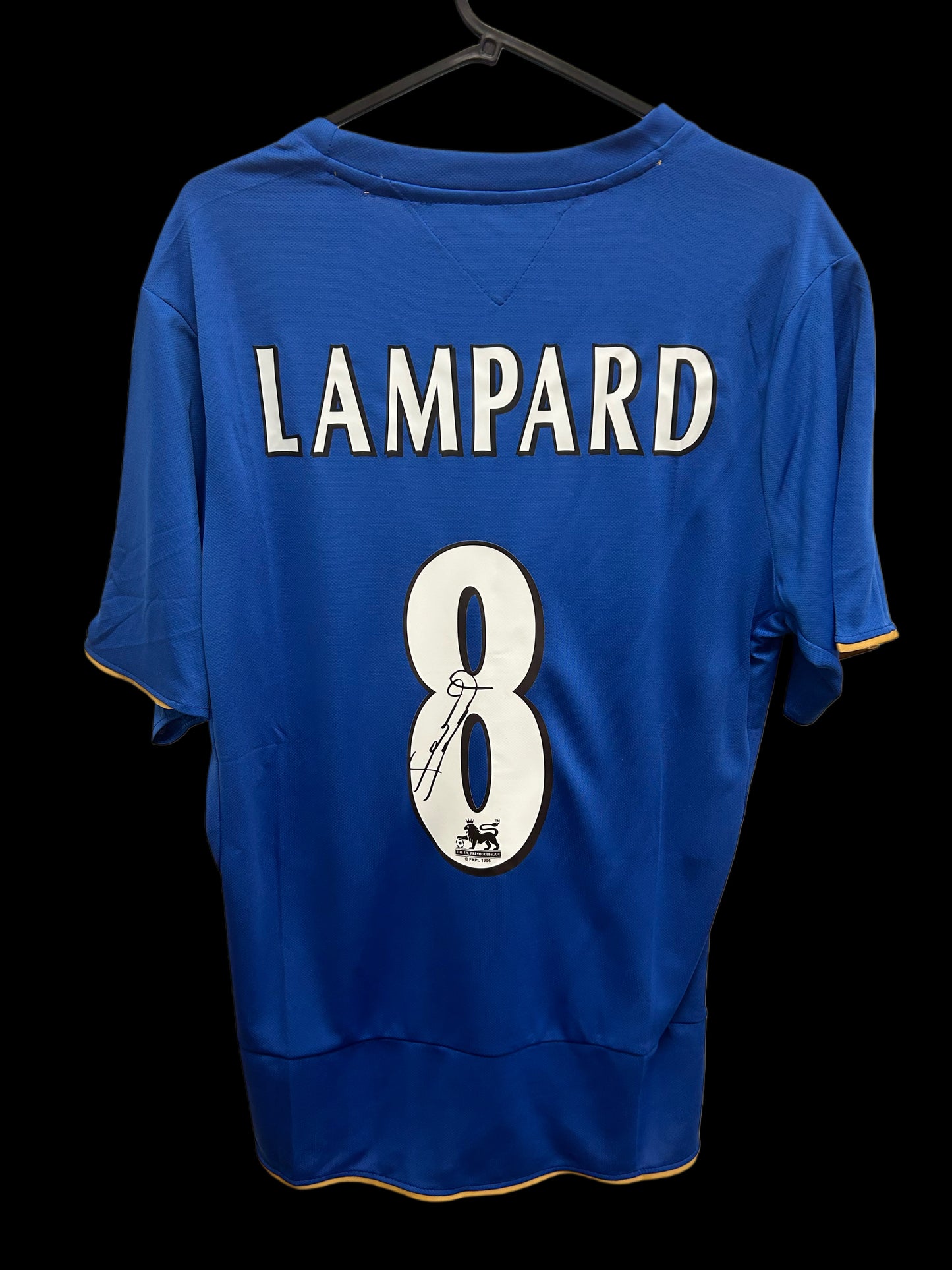 Frank Lampard Chelsea Retro Hand Signed Home Shirt 2