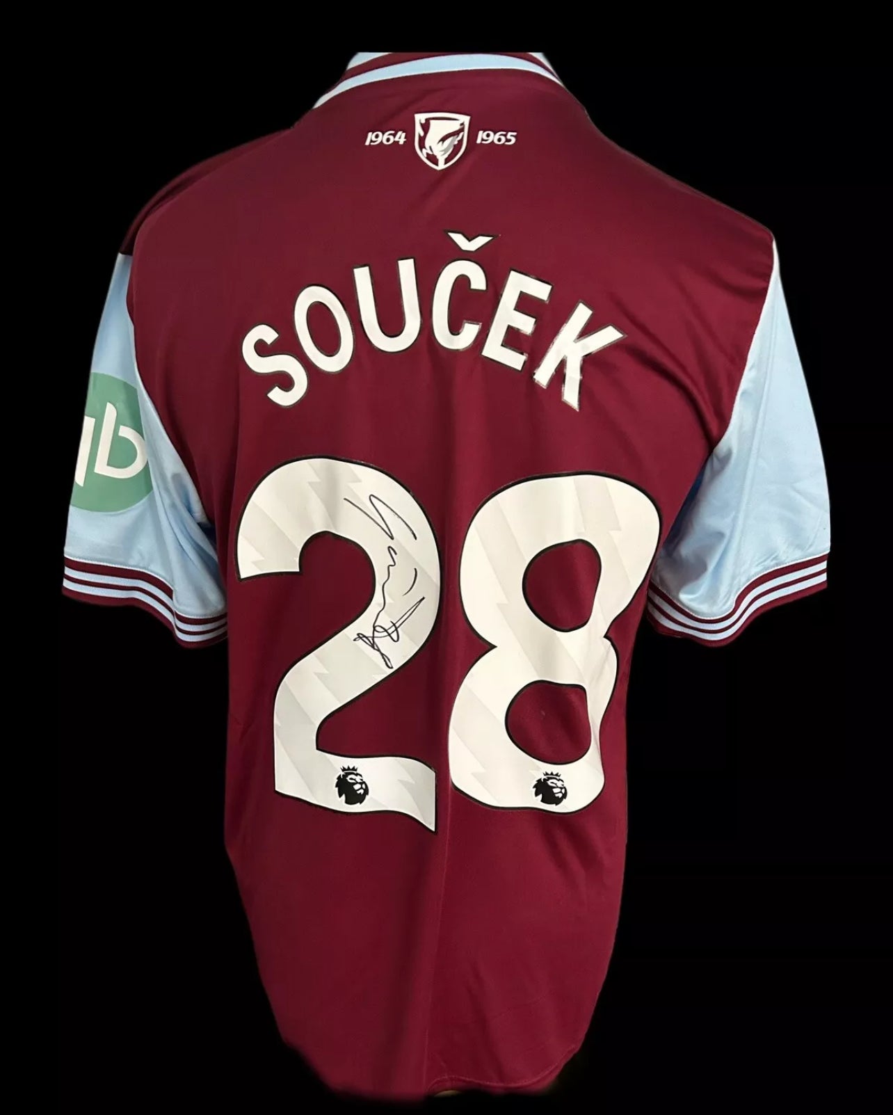 Thomas Soucek West Ham United Hand Signed 2024-25 Home Shirt