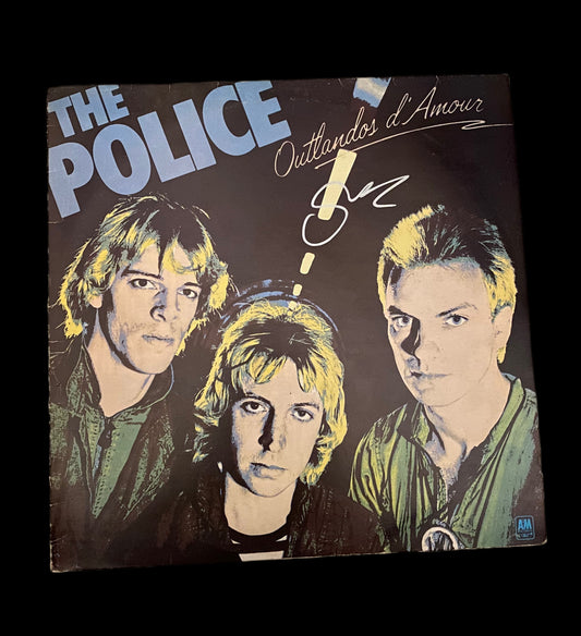 The Police - “Outlandos D’Amour” Hand Signed By Sting Vinyl 1