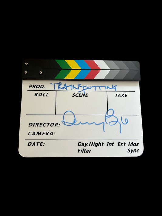 Danny Boyle “TRAINSPOTTING” Hand Signed Director Clapper Board 1