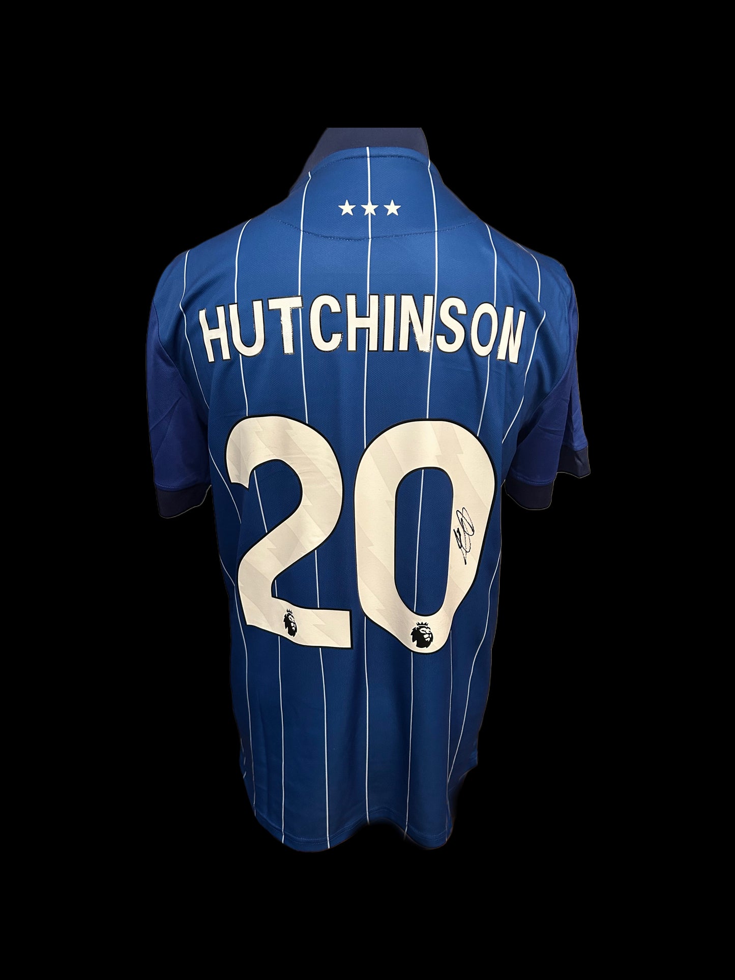 Omari Hutchinson Ipswich Town Hand Signed 2024-25 Home Shirt