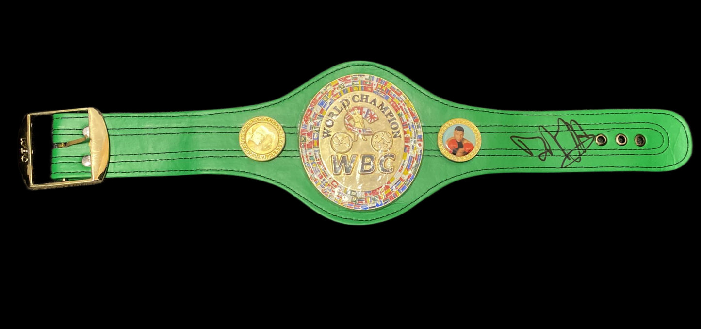 David Haye Hand Signed WBC Mini Belt