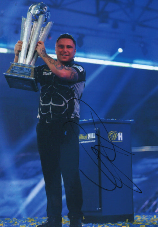 Gerwyn Price Hand Signed 12x8 Photo 1