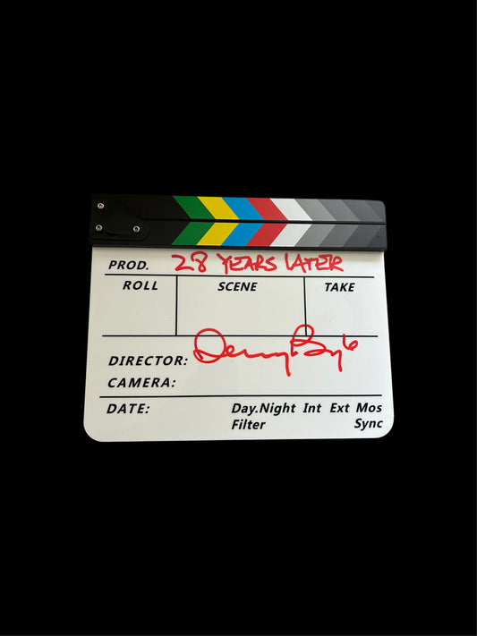 Danny Boyle “28 YEARS LATER” Hand Signed Director Clapper Board 2