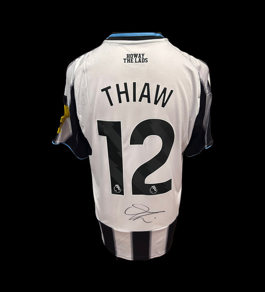 Malick Thiaw Newcastle United Hand Signed 2025-26 Home Shirt