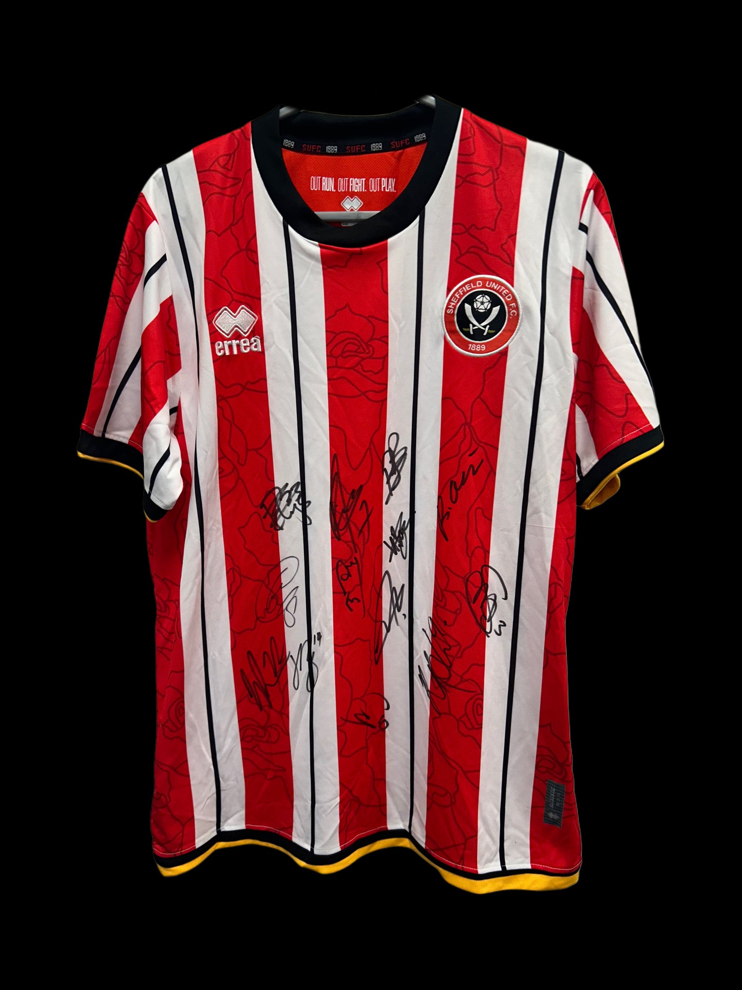 Sheffield United Hand Signed Squad 2024-25 Home Shirt