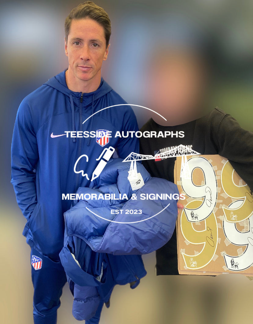 Fernando Torres Liverpool Hand Signed 2009-10 Away Shirt.