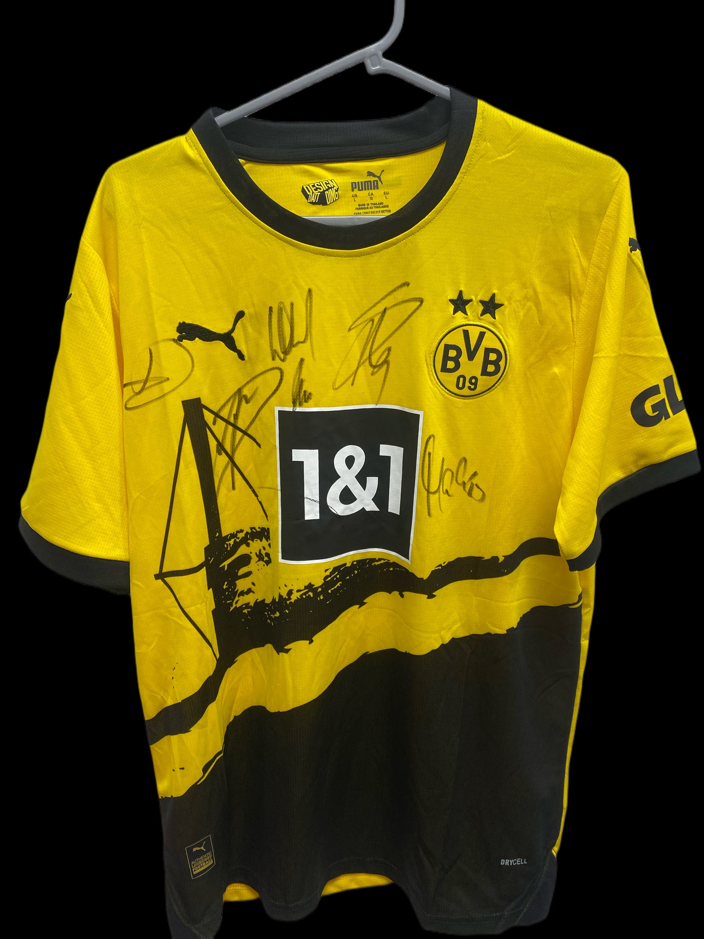 Borussia Dortmund Squad Hand Signed Home Shirt