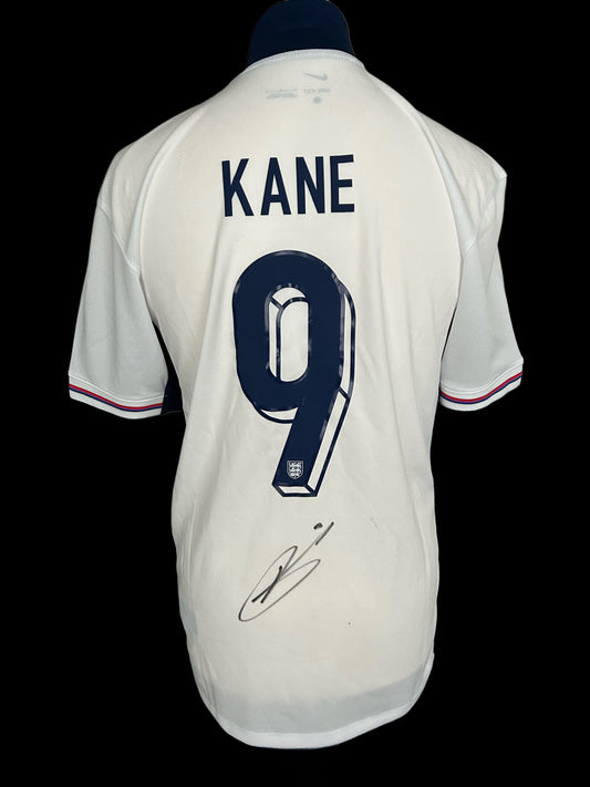 Harry Kane England Euro 2024 Hand Signed Home Shirt