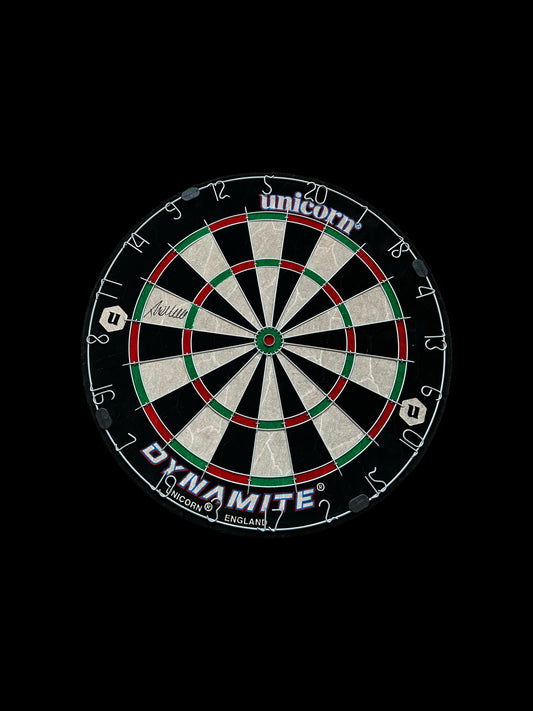 Luke “The Nuke” Littler Hand Signed Dart Board 1