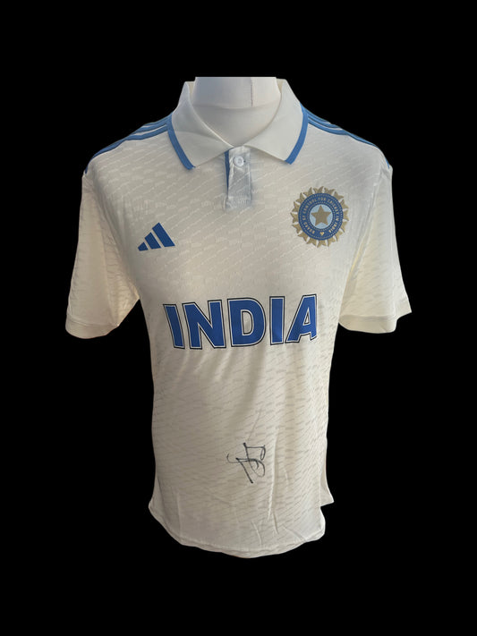 Shubman Gill India Cricket Hand Signed Shirt