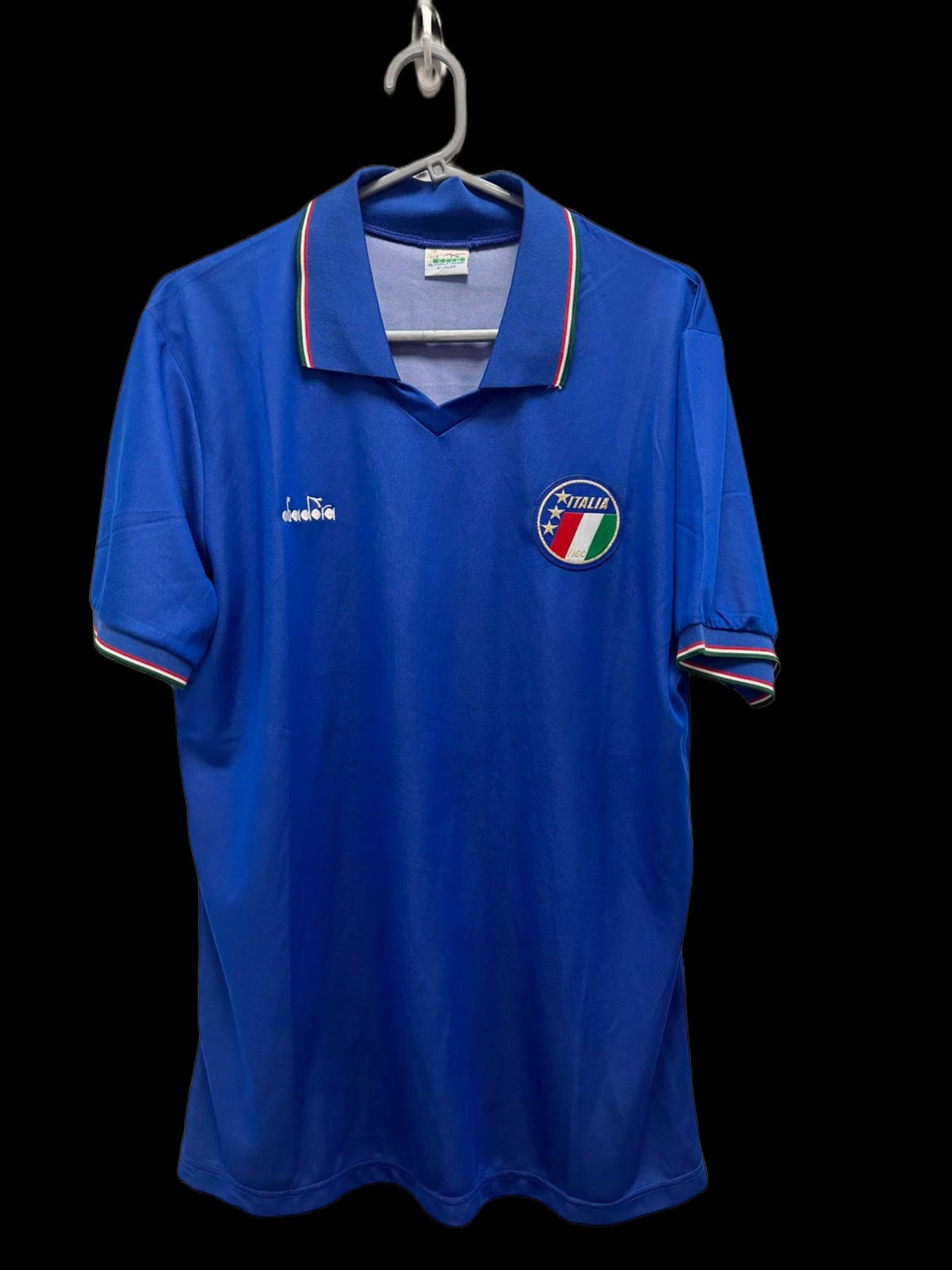 Robert Baggio Italy 1990 Diadora Hand Signed Home Shirt.