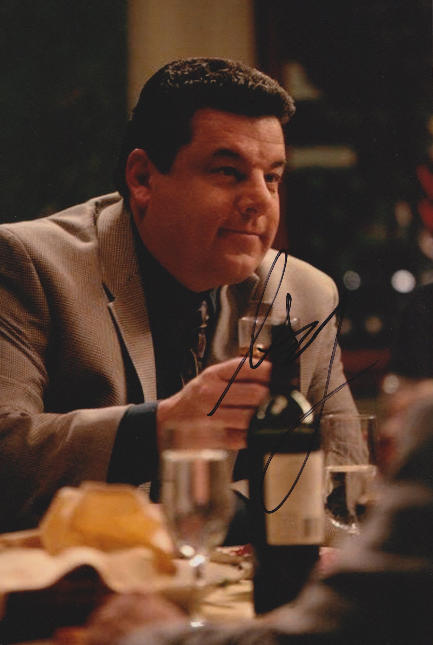 Steve Schirripa “Bobby Bacala” The Sopranos Hand Signed 12X8” Photo 1