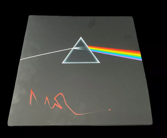 Nick Mason Pink Floyd “Dark Side Of The Moon” Hand Signed Vinyl 2