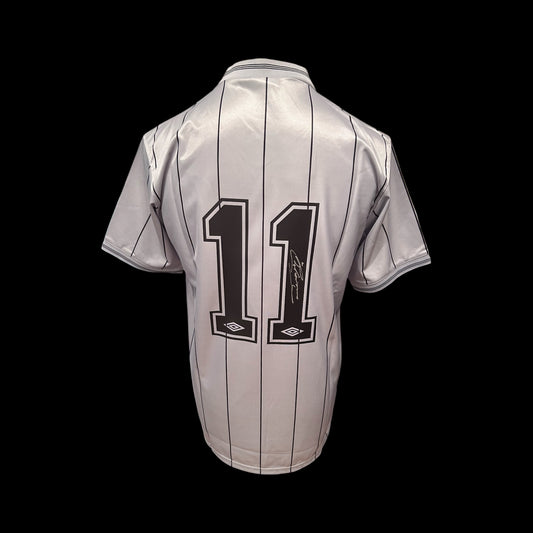 Chris Waddle Newcastle United 1983-85 Hand Signed Away Shirt