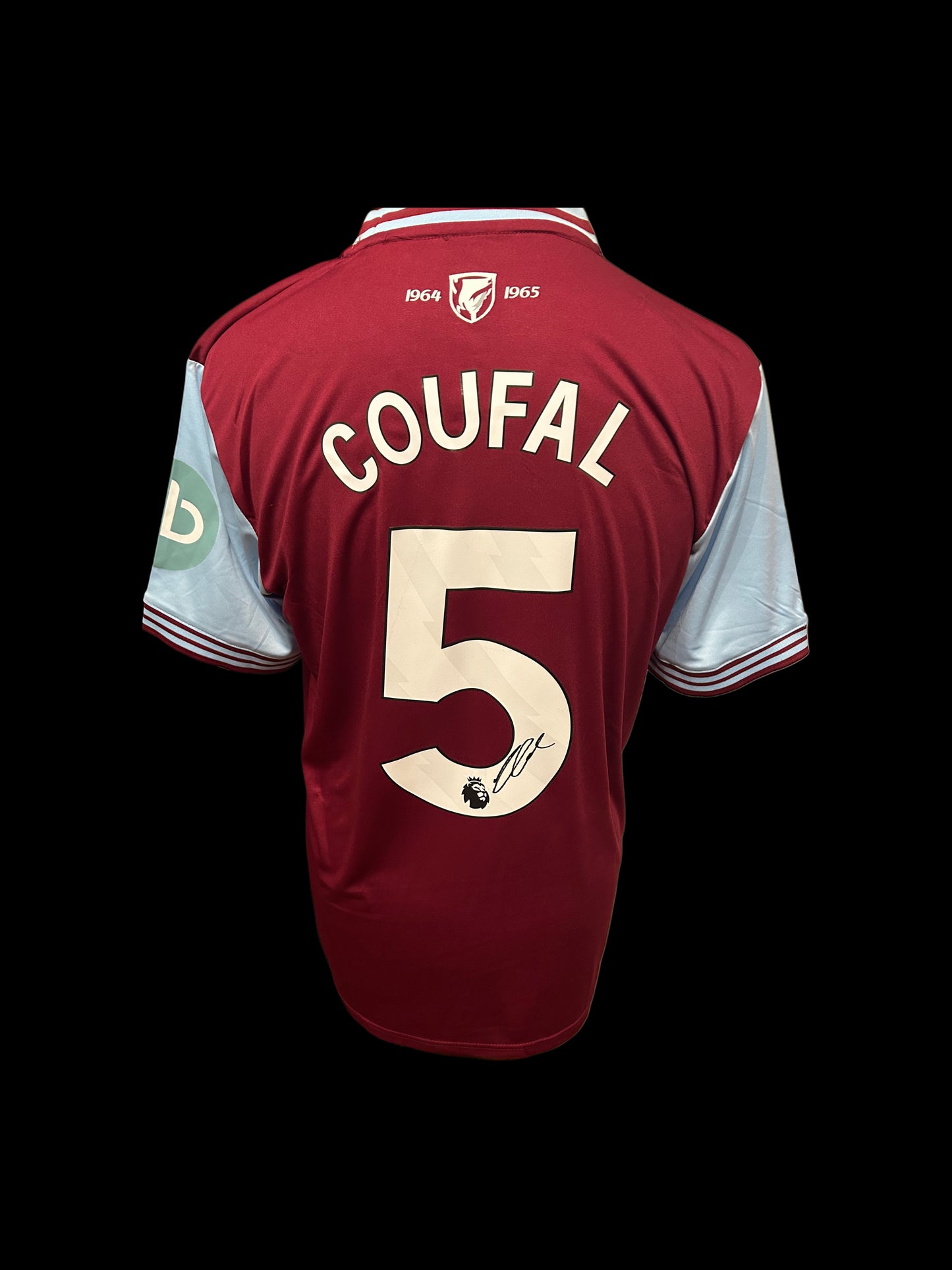 Vladimír Coufal West Ham United 2024-25 Hand Signed Home Shirt