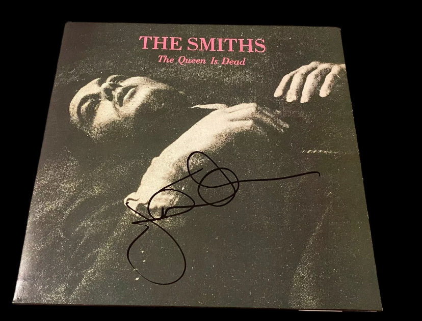 The Smiths, Johnny Marr “THE QUEEN IS DEAD” Hand Signed Vinyl 1