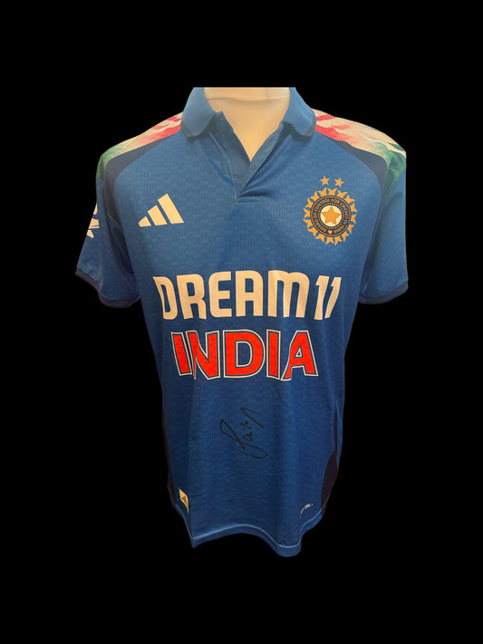 Sai Sudharsan India Cricket Hand Signed Shirt