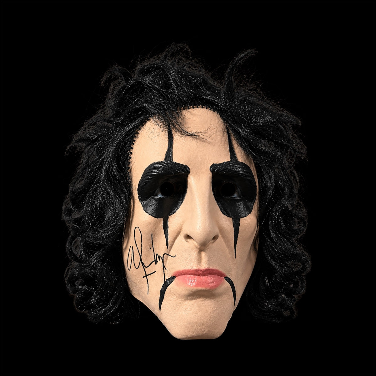 Alice Cooper Hand Signed César 2001 Vintage Mask
