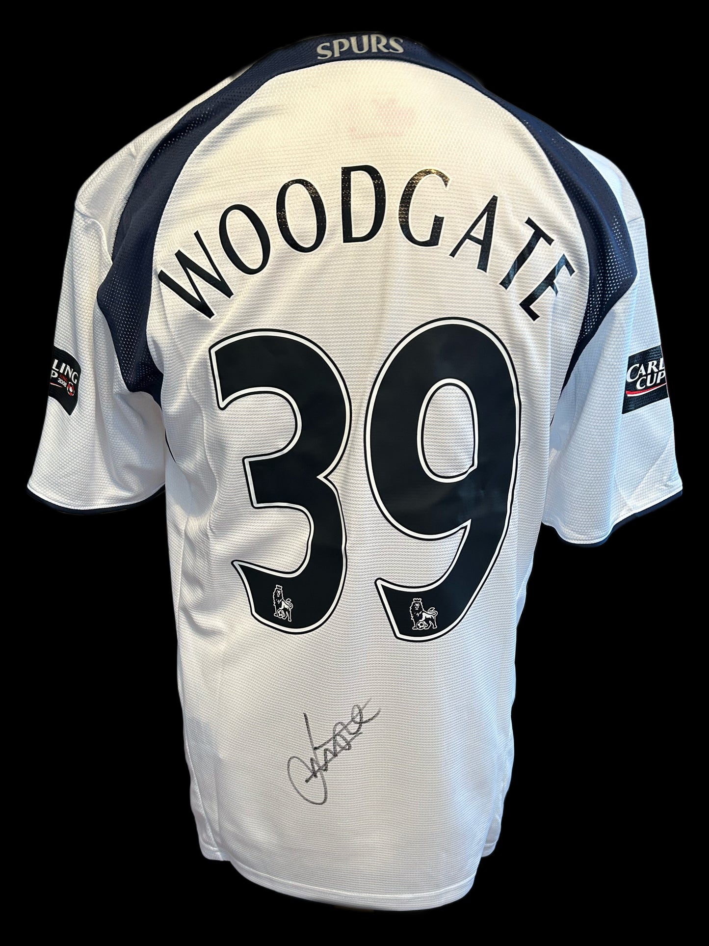 Jonathan Woodgate Tottenham Hotspur Carling Cup Final- Winners Hand Signed Shirt