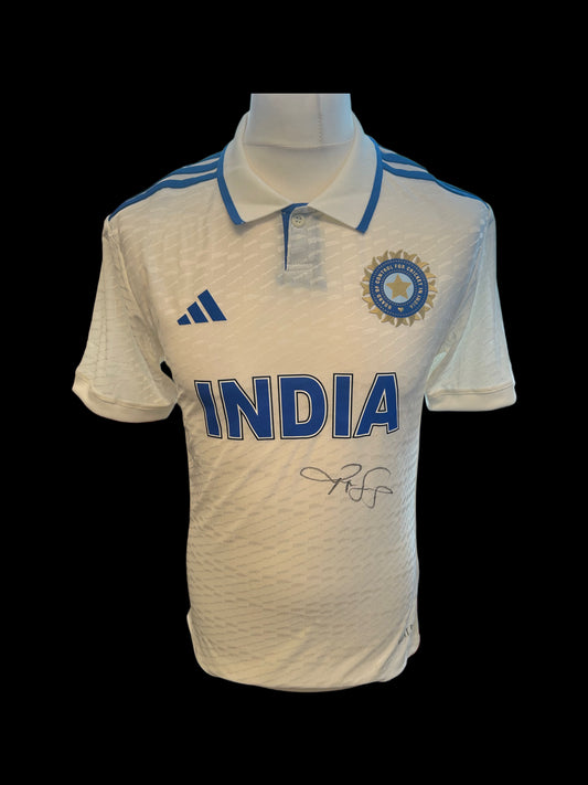 Ravindra Jadeja India Cricket Hand Signed Shirt 1