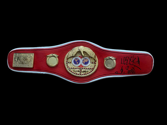 Oleksandr Usyk Hand Signed Mini IBF Belt 6