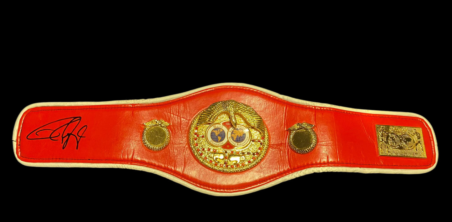 Roy Jones Jr Hand Signed IBF Mini Belt.