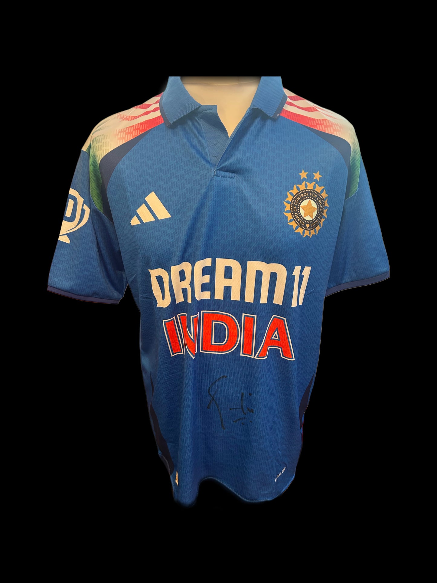Gautam Gambhir India Cricket Hand Signed Shirt