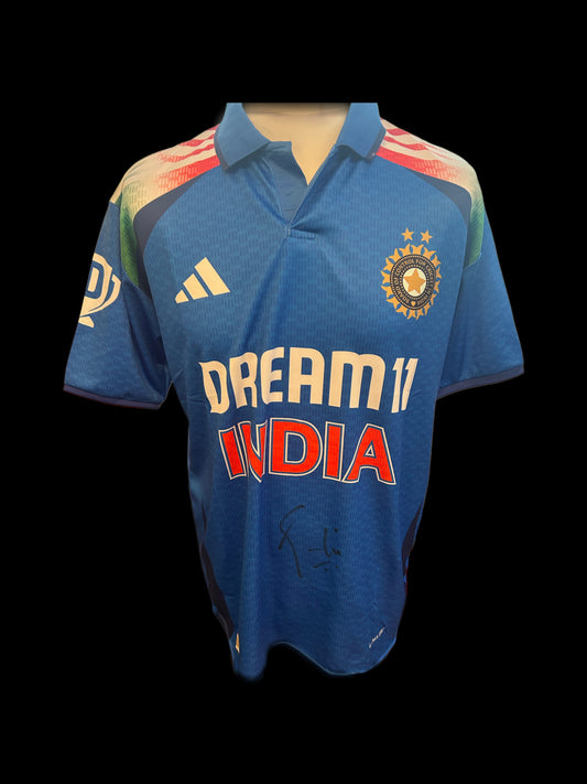 Gautam Gambhir India Cricket Hand Signed Shirt